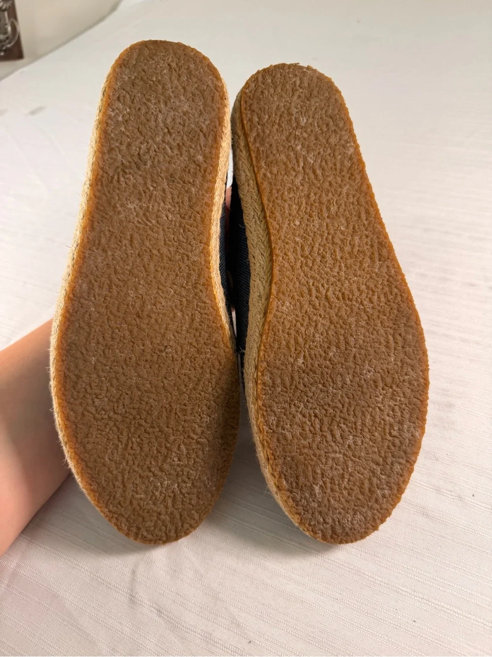 Patara Navy Canvas Lace Canvas Shoes with Tan Laces